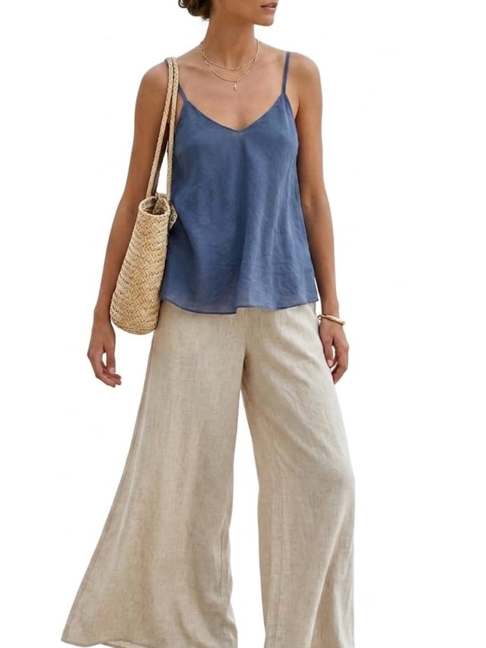 Lightweight Cotton Cami Blouse